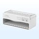 Linogy 8-Slot AA AAA Rechargeable Battery Charger with Tester and Storage Drawer, 3-Hour Fast Charging Station for Lithium, NiMH and NiCd Batteries