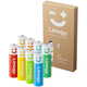 1.5V Rechargeable AA/AAA Lithium Batteries (8-Pack), Low Self-Discharge, Leak-Proof