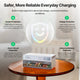 Linogy 8-Slot AA AAA Rechargeable Battery Charger with Tester and Storage Drawer, 3-Hour Fast Charging Station for Lithium, NiMH and NiCd Batteries