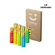 Linogy 1.5V Li‑ion AA/AAA Rechargeable Batteries + All‑in‑One Fast Charger Set