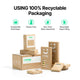 Linogy 1.5V Li‑ion AA/AAA Rechargeable Batteries + All‑in‑One Fast Charger Set