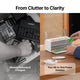 Linogy 1.5V Li‑ion AA/AAA Rechargeable Batteries + All‑in‑One Fast Charger Set