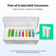 Linogy 1.5V Li‑ion AA/AAA Rechargeable Batteries + All‑in‑One Fast Charger Set